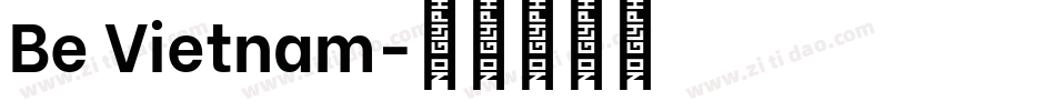 Be Vietnam字体转换